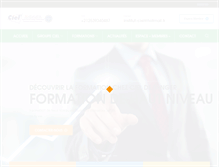Tablet Screenshot of institut-ciel.com